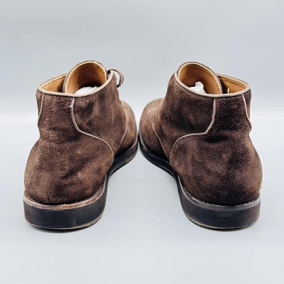 John Varvatos Boots Mens 10 Brown Suede Brooklyn Chukka Lace Up Casual Desert - Picture 7 of 11